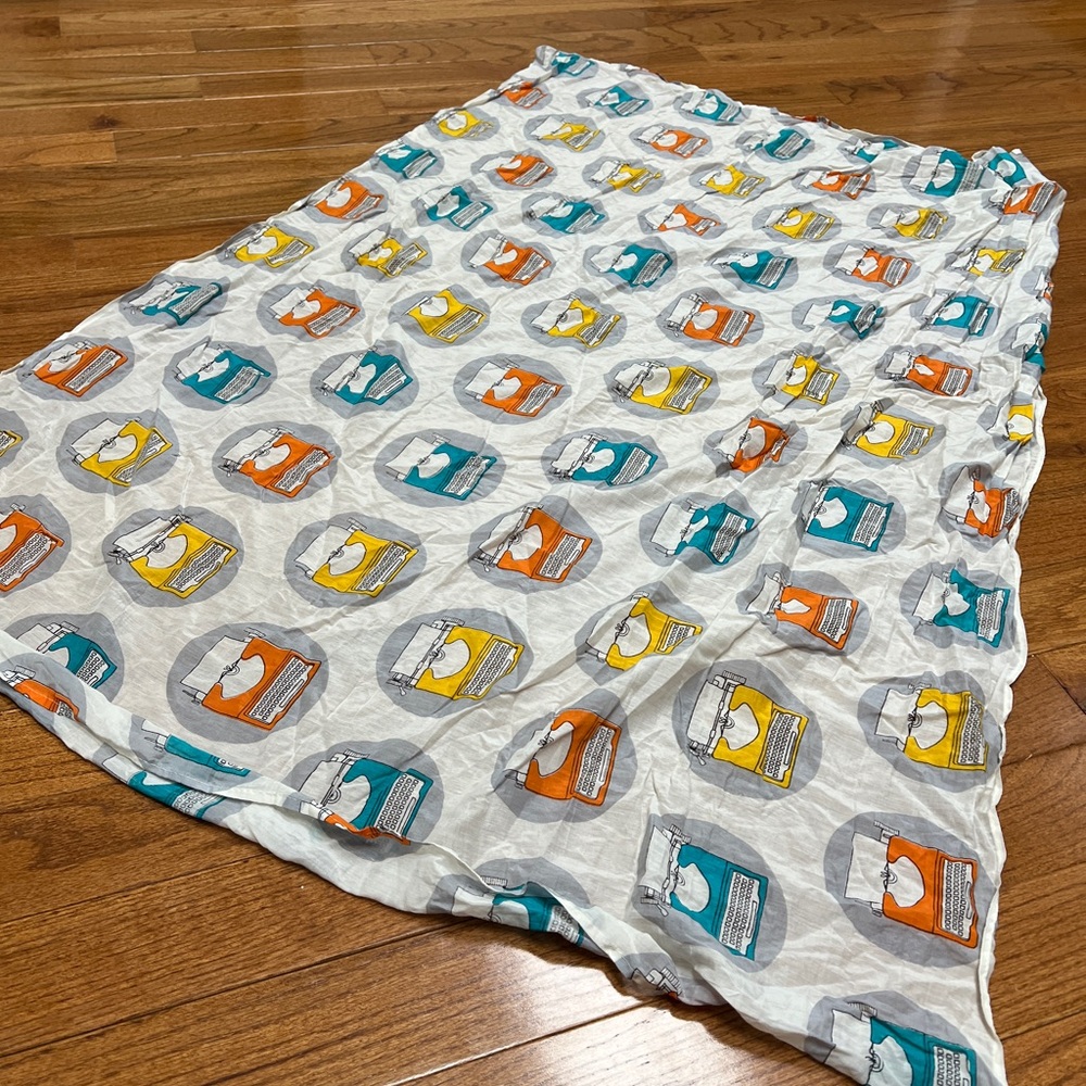 Out of Print typewriter print scarf